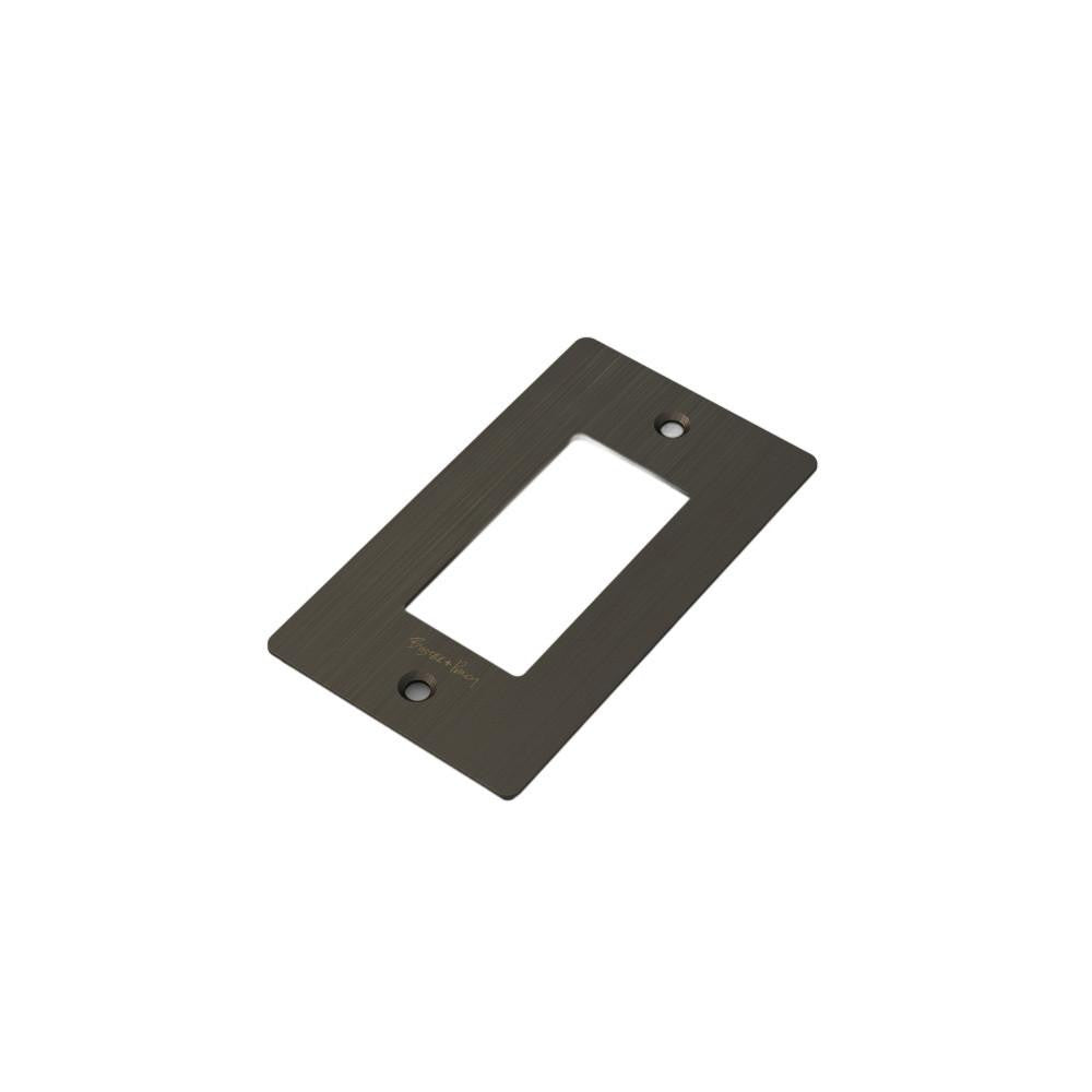 Buster + Punch Buster + Punch 1-Gang Wall Metal Plate Smoked Bronze
