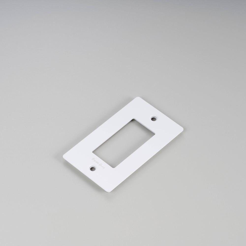 Buster + Punch 1G Wall Metal Plate, Logo, White