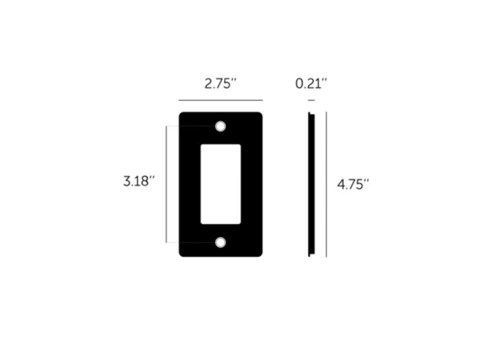 Buster + Punch 1G Wall Metal Plate, Non-Logo, Brass