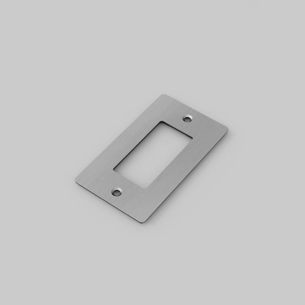 Buster + Punch 1G Wall Metal Plate, Non-Logo, Steel