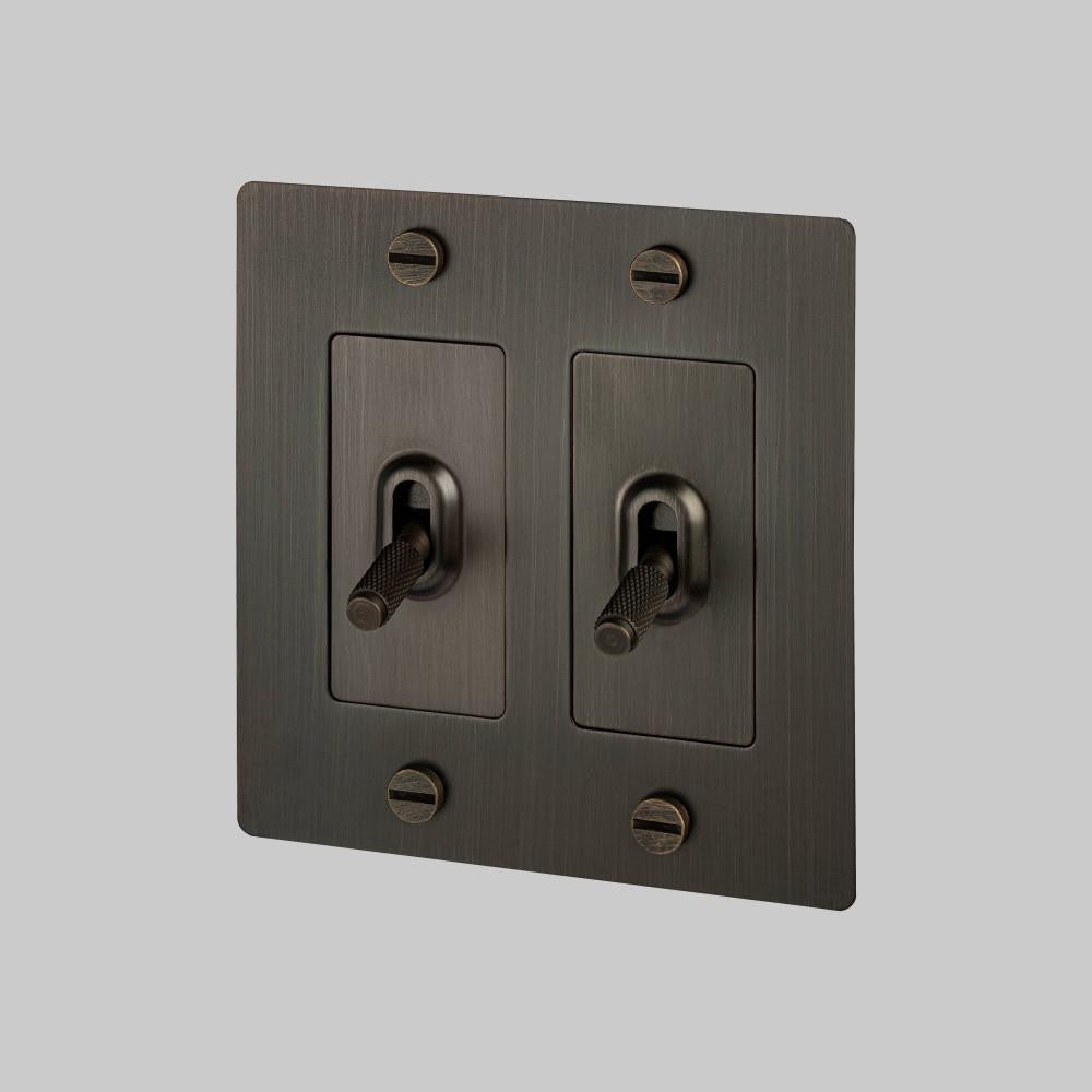 Buster + Punch 2G Toggle Switch, Non-Logo, Smoked Bronze
