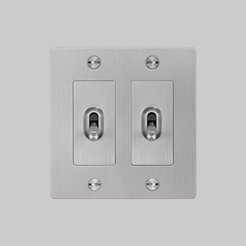 Buster + Punch 2G Toggle Switch, Non-Logo, Steel