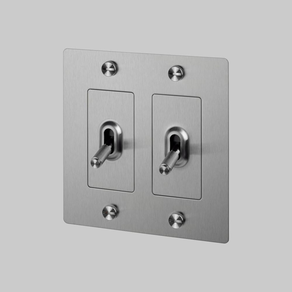 Buster + Punch 2G Toggle Switch, Non-Logo, Steel