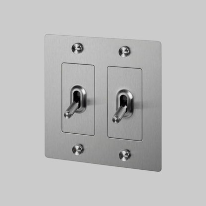 Buster + Punch 2G Toggle Switch, Non-Logo, Steel
