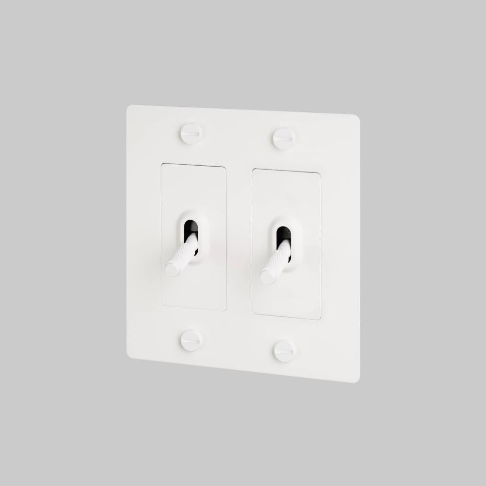 Buster + Punch 2G Toggle Switch, Non-Logo, White