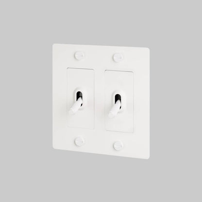 Buster + Punch 2G Toggle Switch, Non-Logo, White