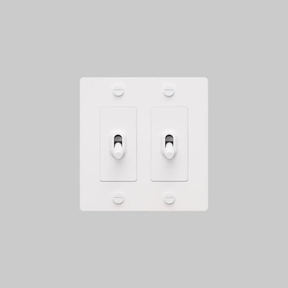 Buster + Punch 2G Toggle Switch, Non-Logo, White