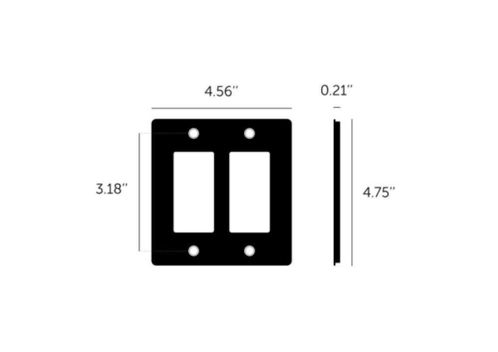 Buster + Punch 2G Wall Metal Plate, Logo, Steel