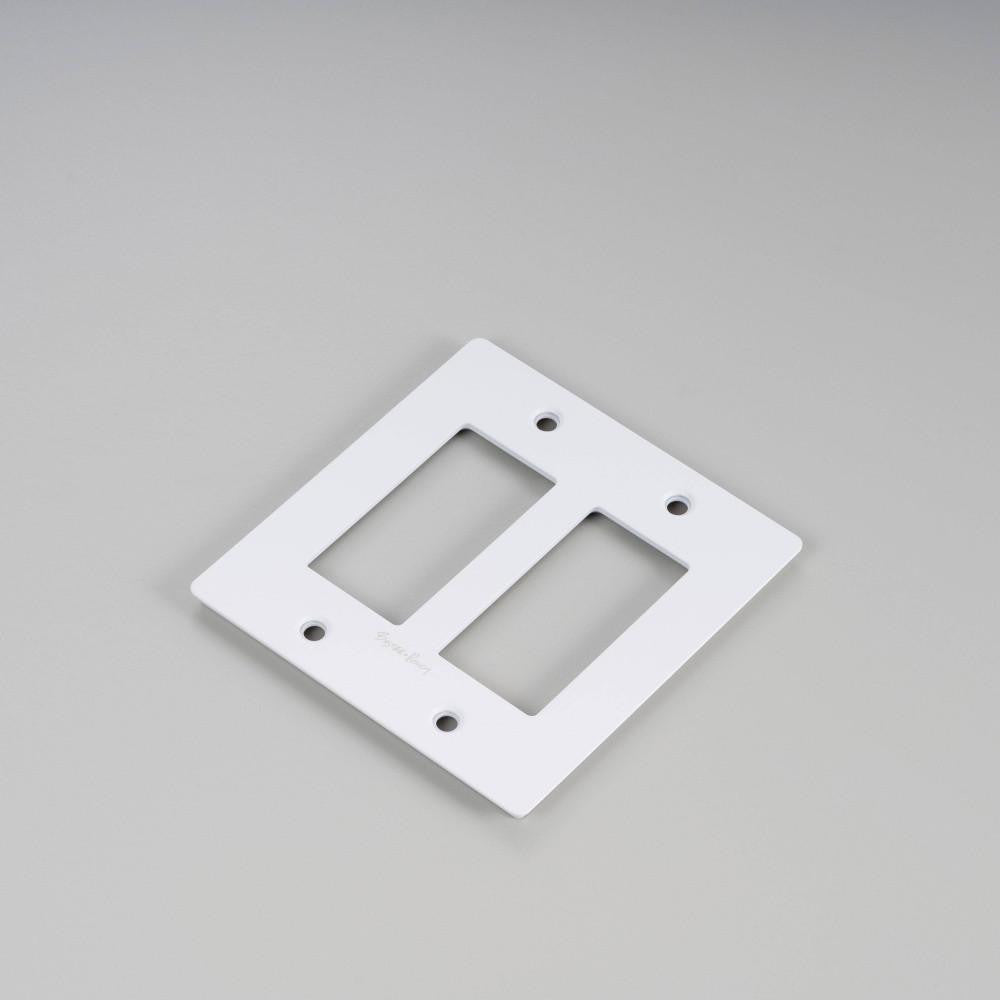 Buster + Punch 2G Wall Metal Plate, Logo, White