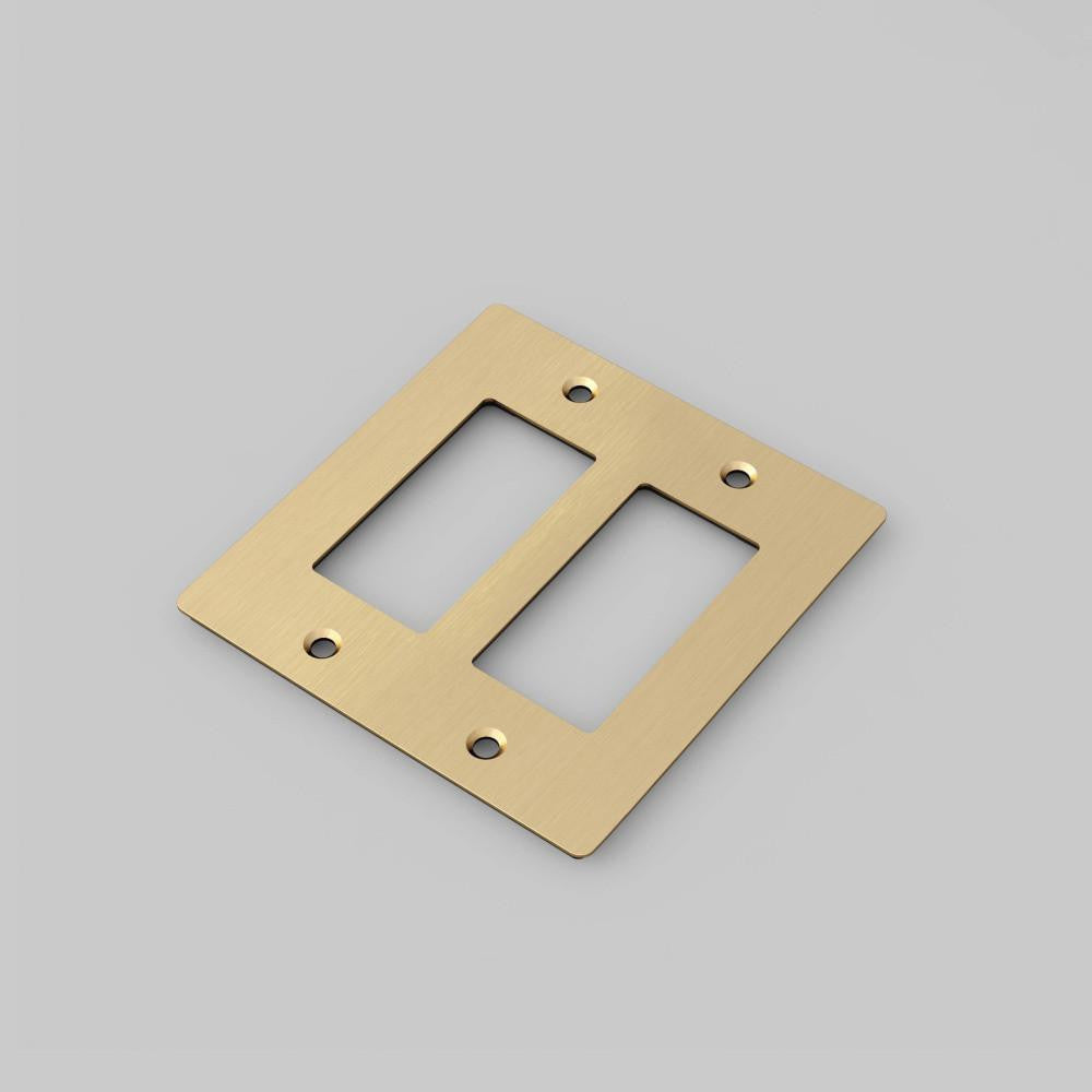 Buster + Punch 2G Wall Metal Plate, Non-Logo, Brass