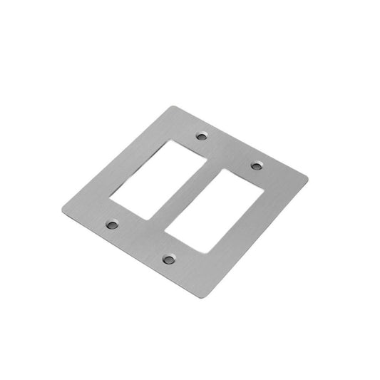 Buster + Punch Buster + Punch 2-Gang Wall Metal Plate Steel