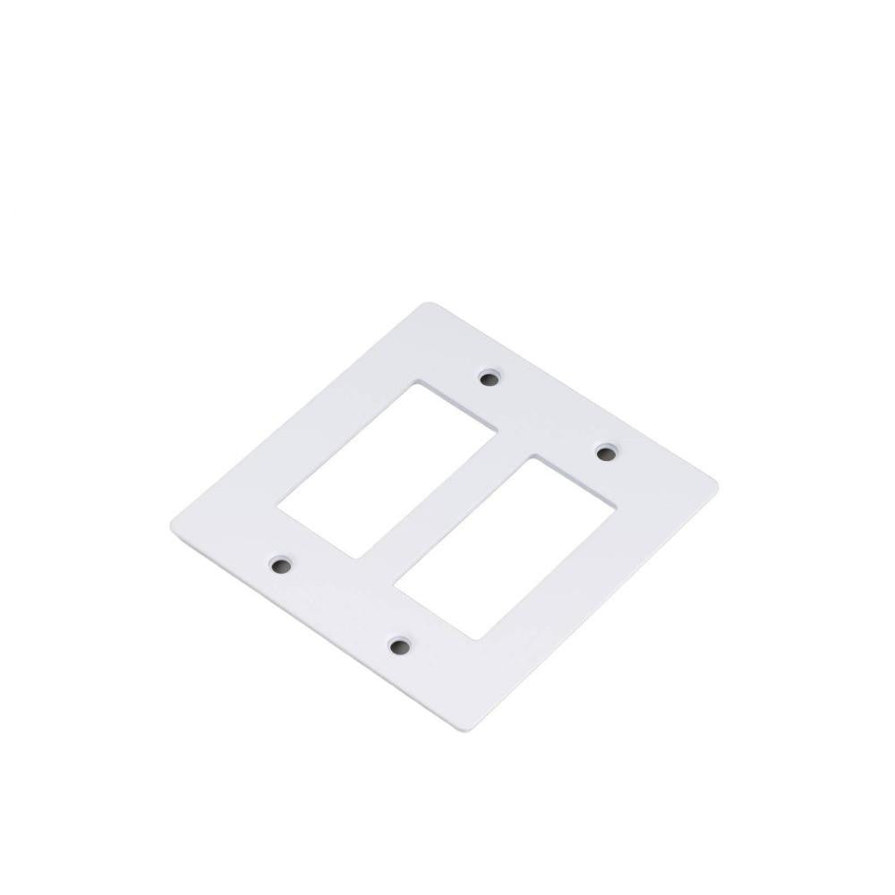 Buster + Punch Buster + Punch 2-Gang Wall Metal Plate White