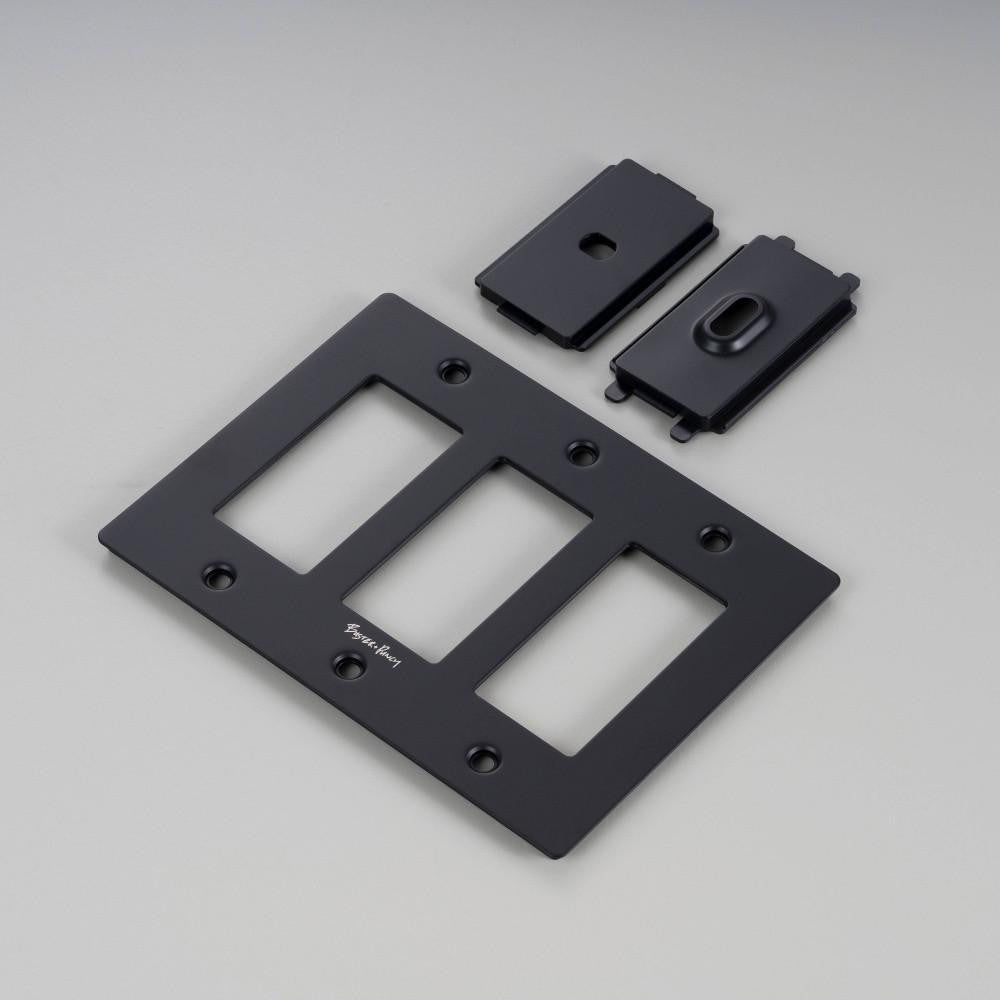 Buster + Punch 3G Wall Metal Plate, Logo, Black