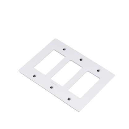 Buster + Punch Buster + Punch 3-Gang Wall Metal Plate White