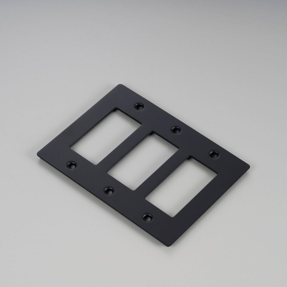 Buster + Punch 3G Wall Metal Plate, Non-Logo, Black