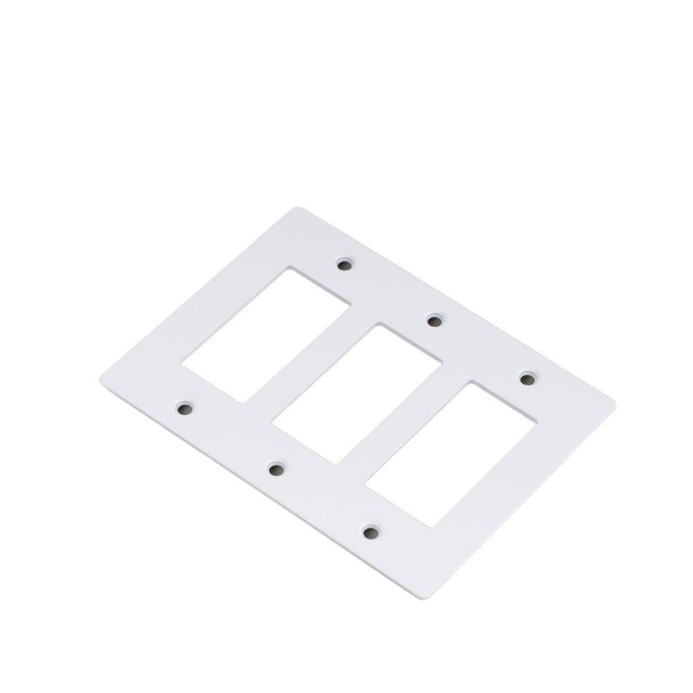 Buster + Punch Buster + Punch 3-Gang Wall Metal Plate White