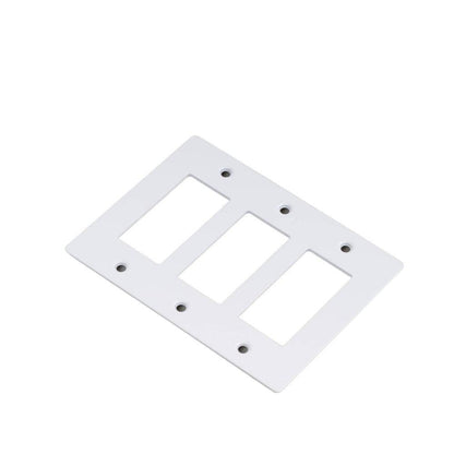 Buster + Punch Buster + Punch 3-Gang Wall Metal Plate White