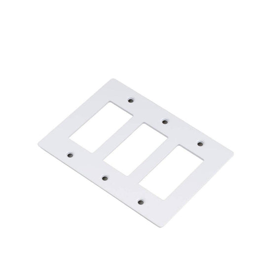 Buster + Punch Buster + Punch 3-Gang Wall Metal Plate White