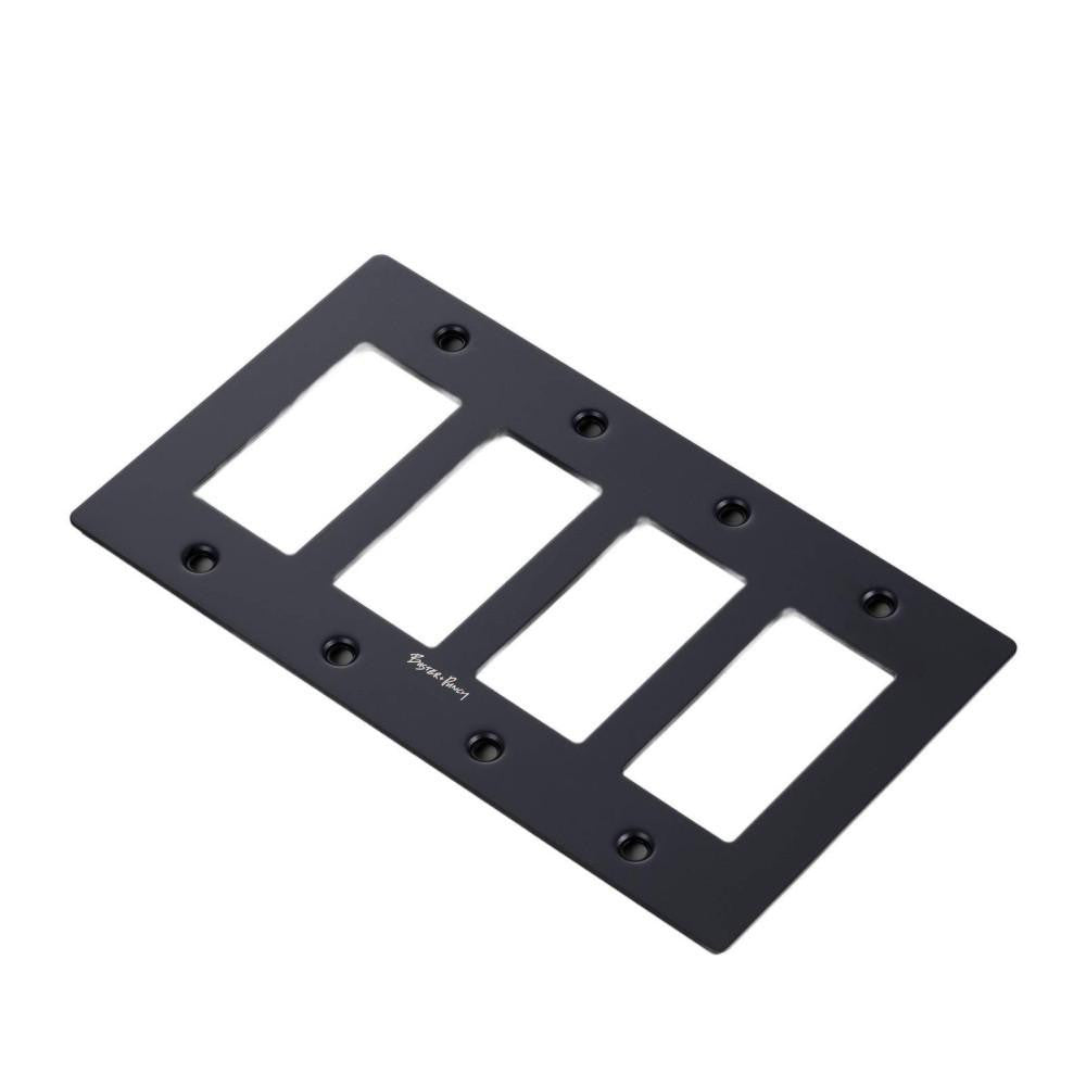Buster + Punch Buster + Punch 4G Wall Metal Plate Black