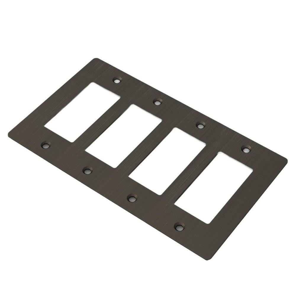 Buster + Punch Buster + Punch 4G Wall Metal Plate Smoked Bronze