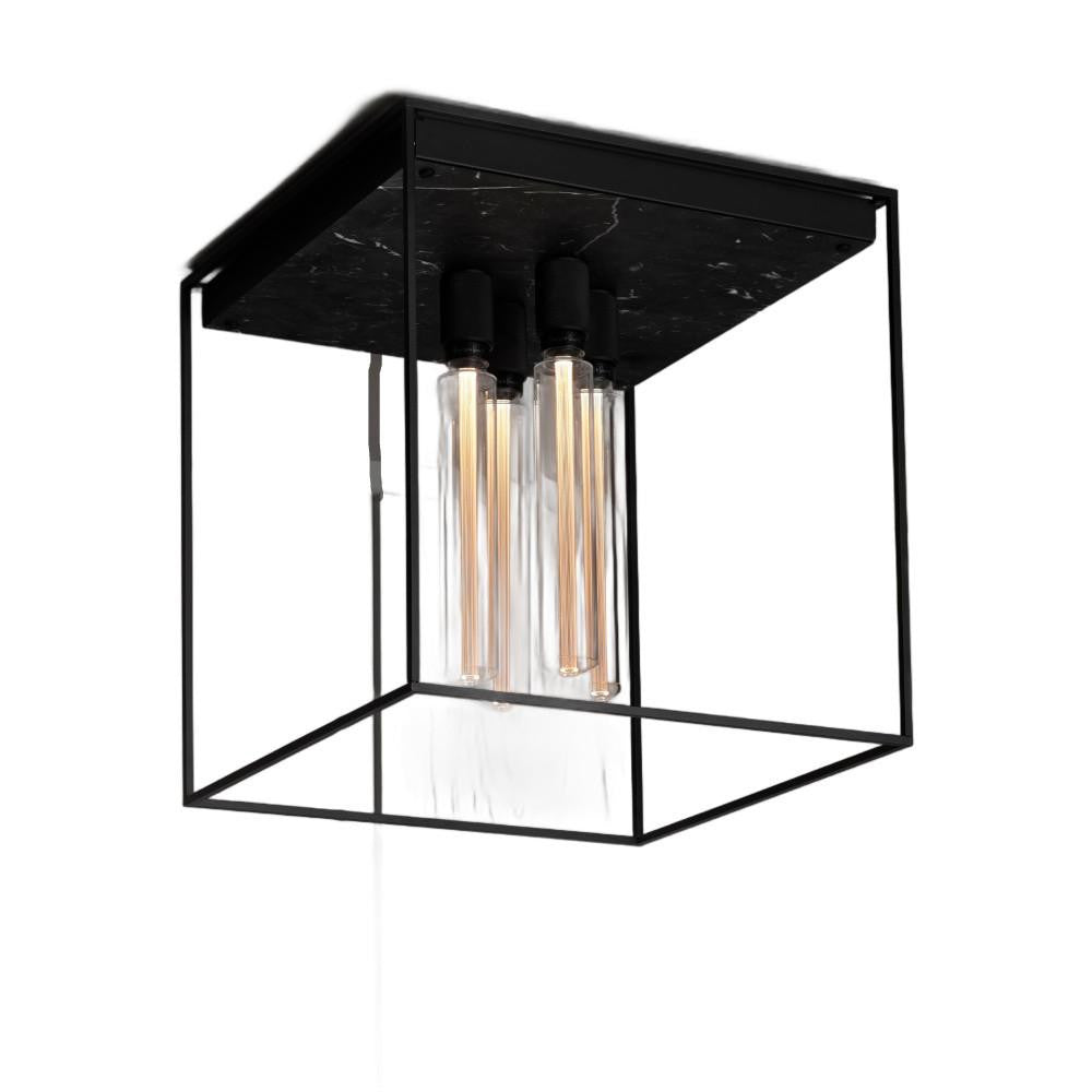 Buster + Punch Caged Ceiling Light 4.0 Black Marble