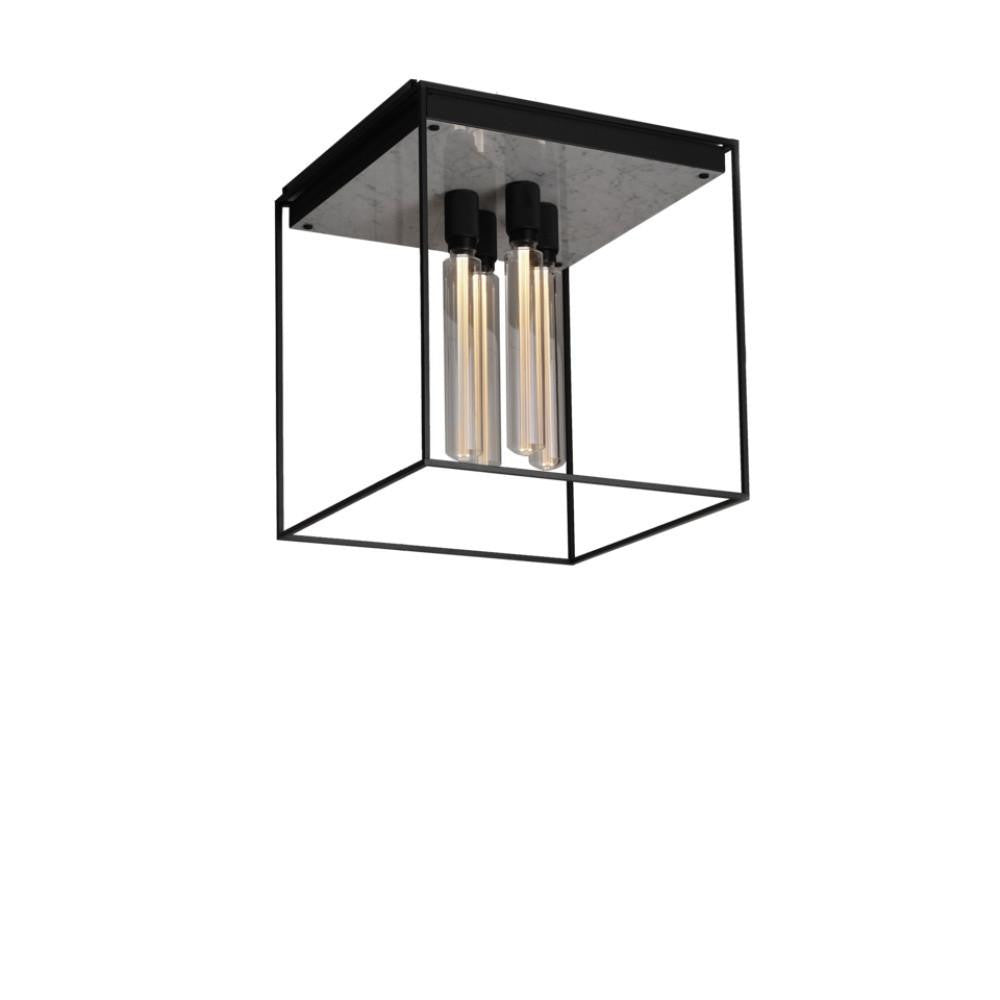 Buster + Punch Caged Ceiling Light 4.0 White Marble
