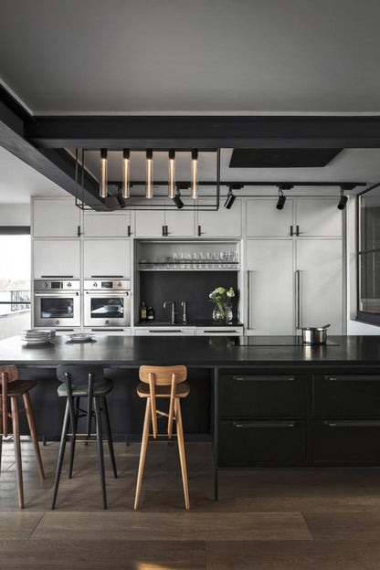 Buster + Punch Caged Ceiling Light 5.0, Black Marble