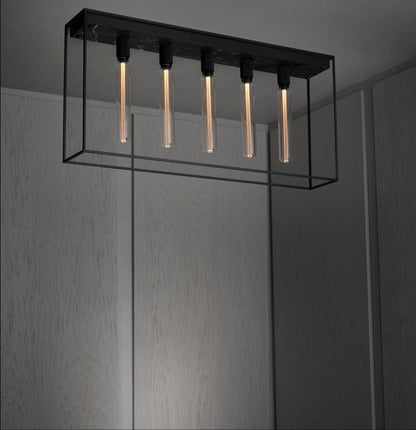 Buster + Punch Caged Ceiling Light 5.0, Black Marble