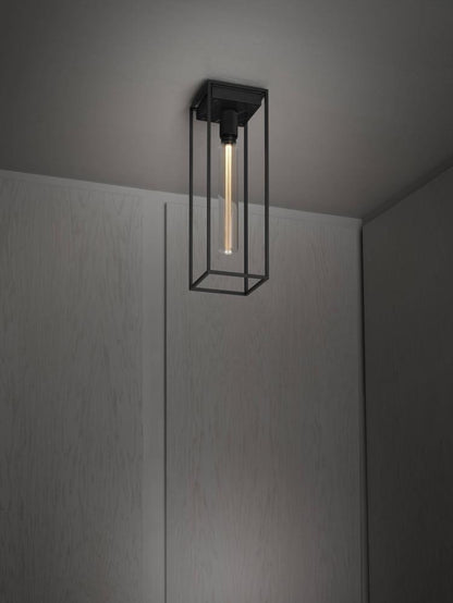 Buster + Punch Caged Ceiling Light, Large, Black Marble