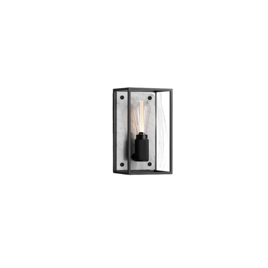 Buster + Punch Caged Wall Light, Medium White Marble