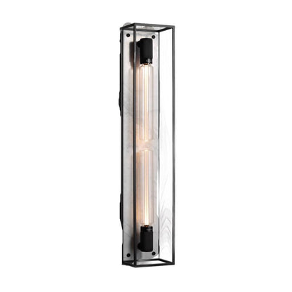 Buster + Punch Caged Wall Light, X-Large White Marble
