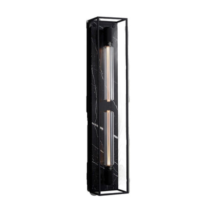 Buster + Punch Caged Wall Sconce, X-Large Black Marble