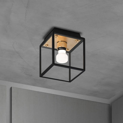 Buster + Punch Caged Wet, Ceiling Light, Small, Brass