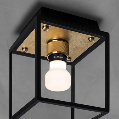 Buster + Punch Caged Wet, Ceiling Light, Small, Brass