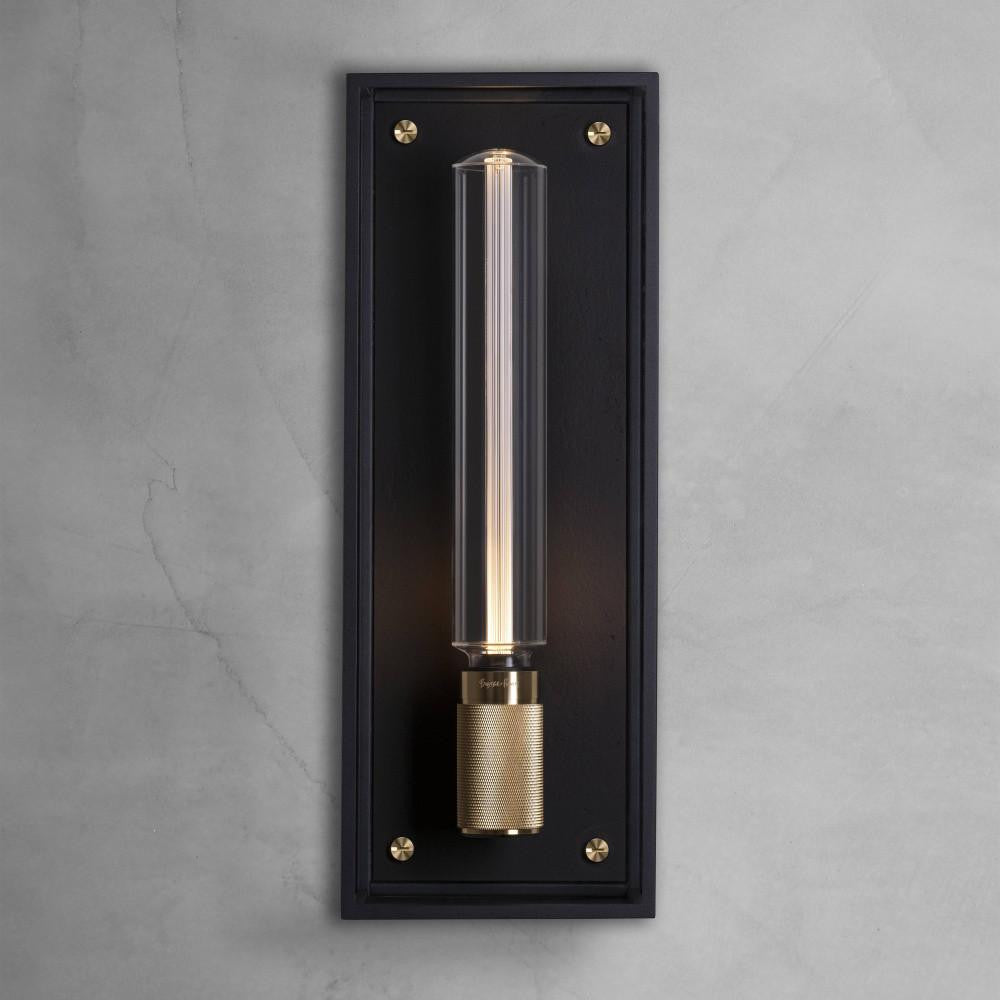 Buster + Punch Caged Wet, Wall Light, Large, Black, Brass
