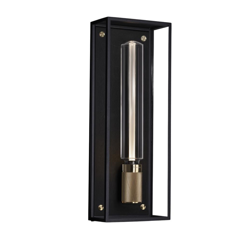 Buster + Punch Caged Wet Wall Light Black, Brass