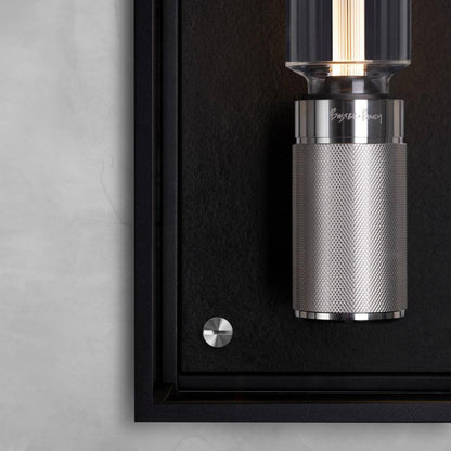 Buster + Punch Caged Wet, Wall  Light, Large, Black, Steel