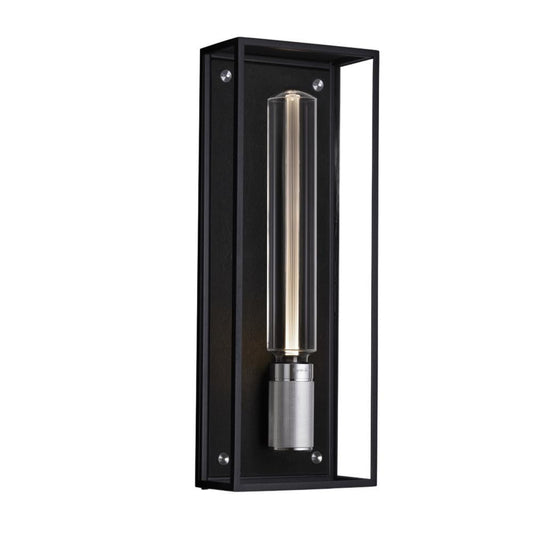 Buster + Punch Caged Wet Wall Light Black, Steel