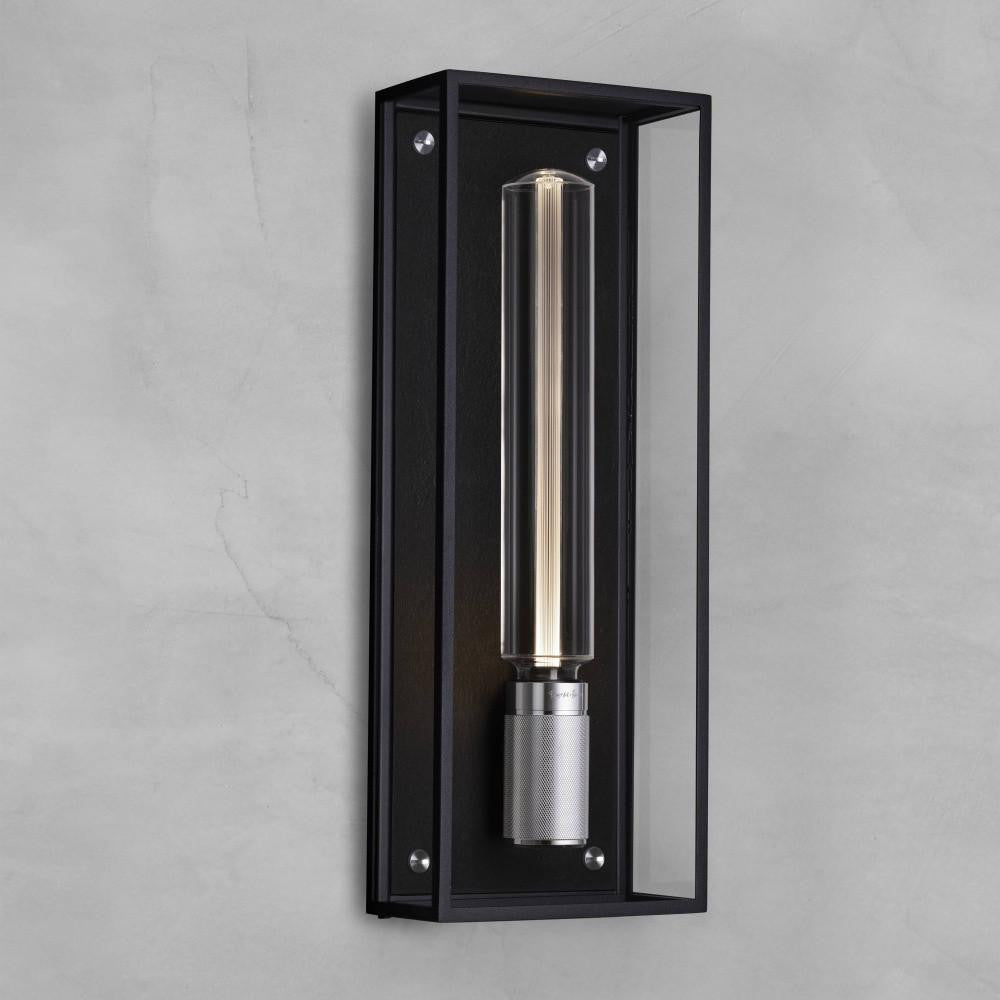 Buster + Punch Caged Wet, Wall  Light, Large, Black, Steel