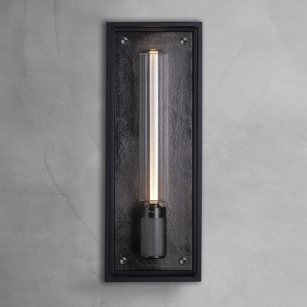 Buster + Punch Caged Wet, Wall  Light, Large, Gun Metal