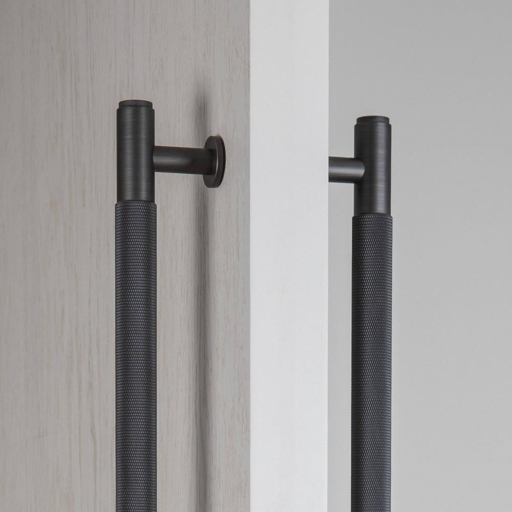 Buster + Punch Closet Bar, Double-Sided, Cross, Smoked Bronze