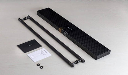 Buster + Punch Closet Bar, Double-Sided, Cross, Smoked Bronze