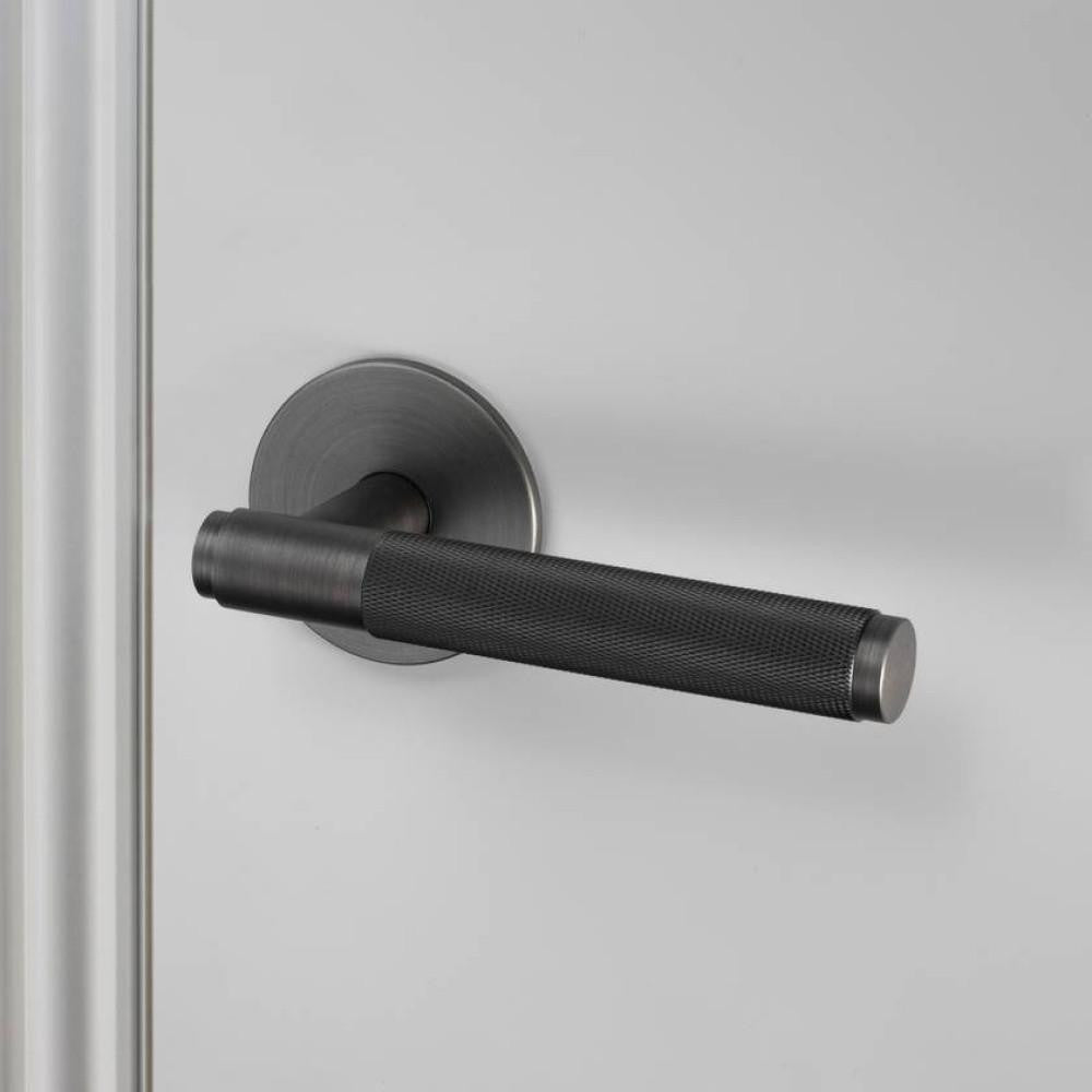 Buster + Punch Door Handle, Passage, Cross, Smoked Bronze