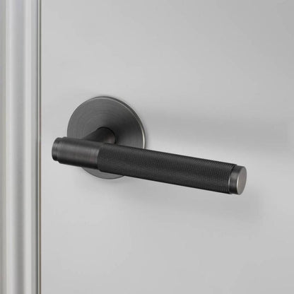 Buster + Punch Door Handle, Passage, Cross, Smoked Bronze