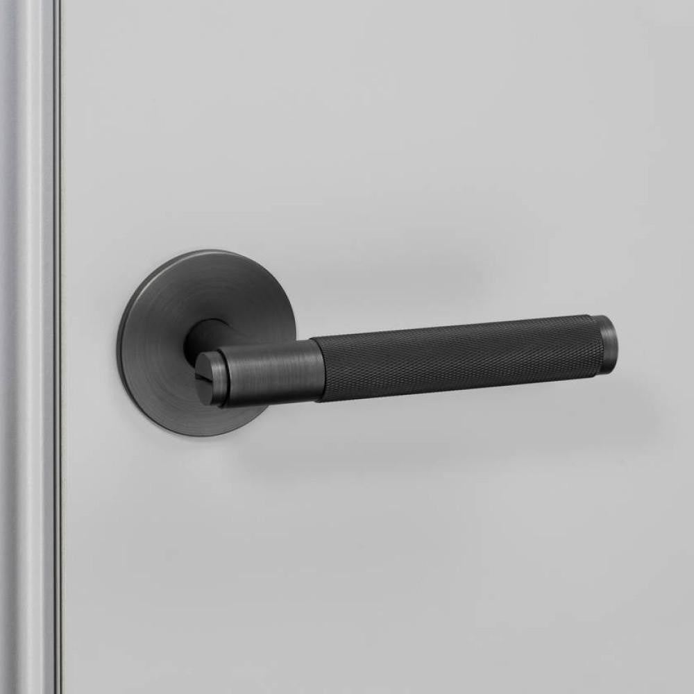 Buster + Punch Door Handle, Passage, Cross, Smoked Bronze