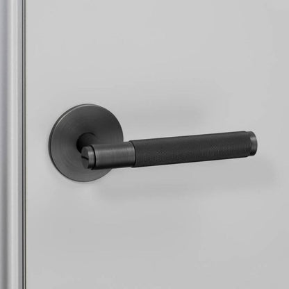 Buster + Punch Door Handle, Passage, Cross, Smoked Bronze