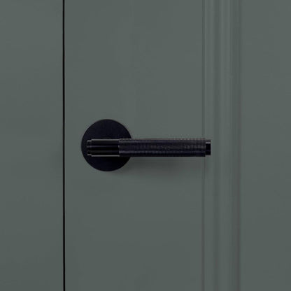 Buster + Punch Door Handle, Passage, Cross, Smoked Bronze