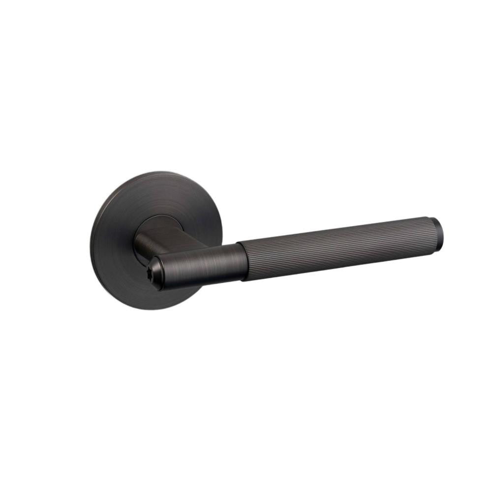 Buster + Punch Door Handle, Passage Smoked Bronze