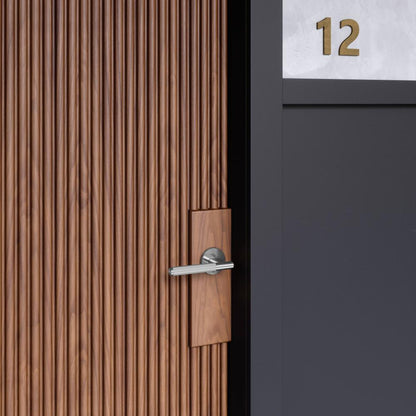 Buster + Punch Door Handle, Passage, Linear, Steel