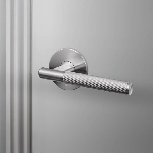 Buster + Punch Door Handles, Set of 2, Passage Steel